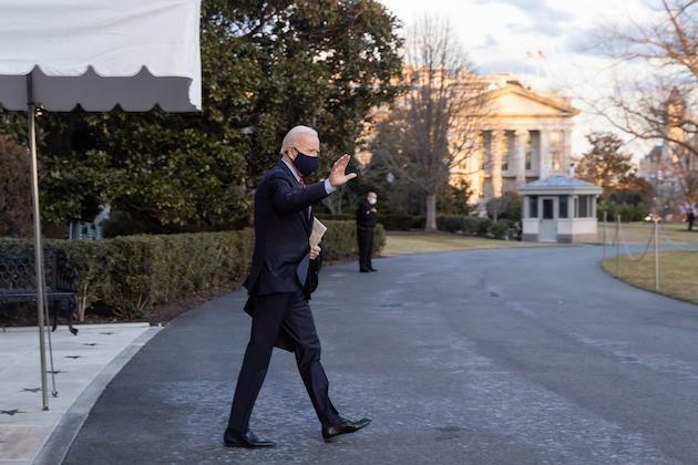 U.S. President Biden in Michigan showing support to autoworkers on strike