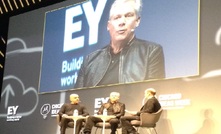 Brad Keywell (left) and Doug Oberhelman (centre) join Chuck Salter to talk about disruptive innovation