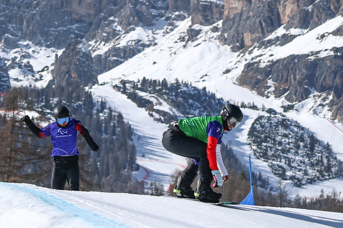 (SP)ITALY-CORTINA D'AMPEZZO-PARALYMPIC WINTER GAMES-PARA SNOWBOARD-MEN'S CROSS-UL
