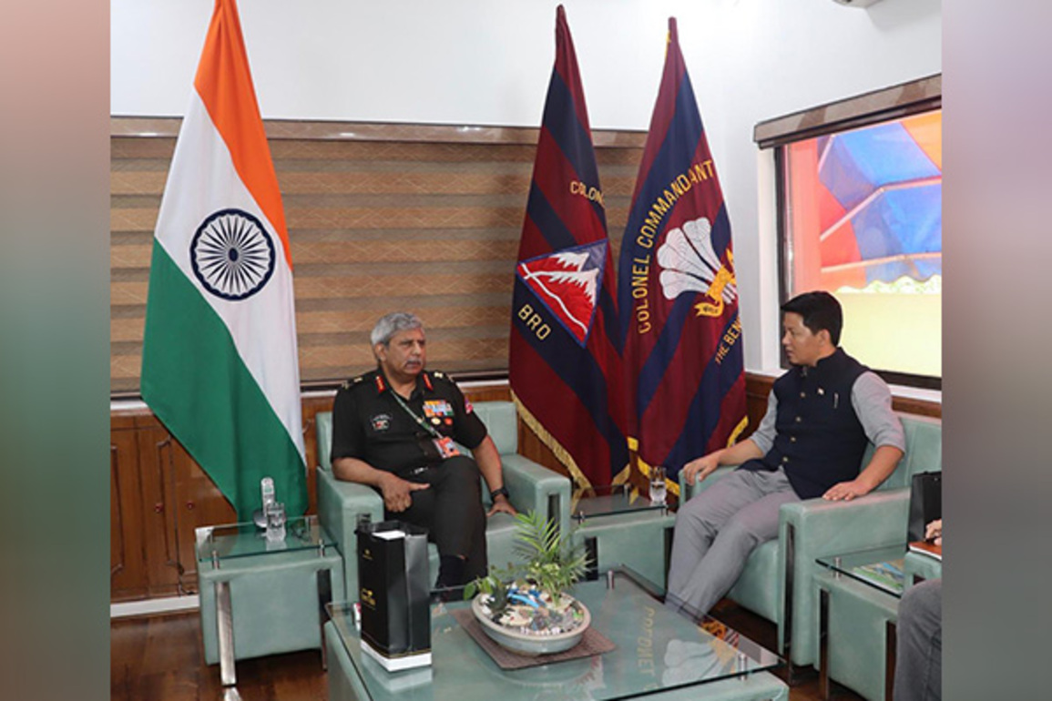 Sikkim LS MP Indra Hang Subba meets with BRO DG on critical road infrastructure in state