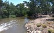  The Gunningbar Weir is running dry