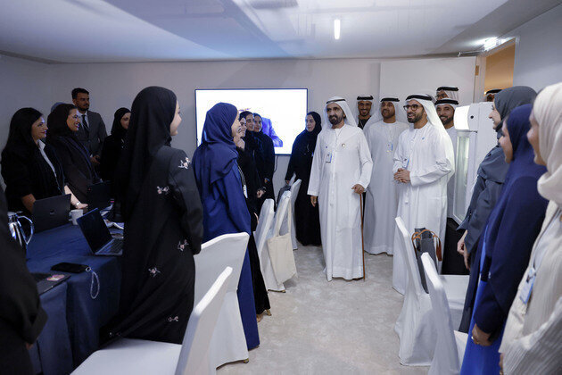 Mohammed bin Rashid visits media centre, operations & cybersecurity centre at WGS 2026