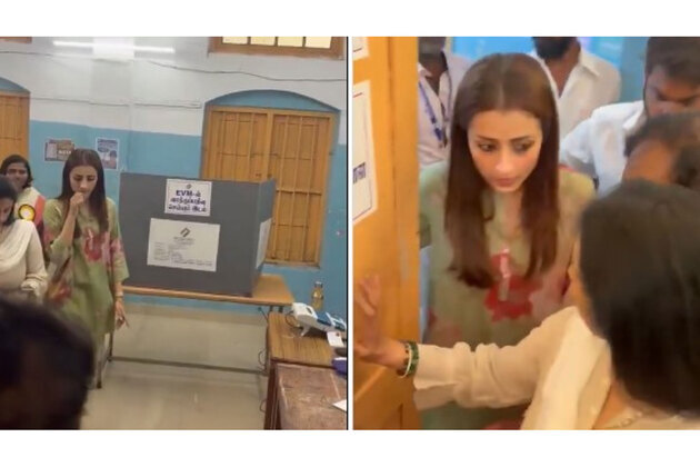 Tamil Nadu Polls 2026: Trisha Krishnan steps out to vote in Chennai