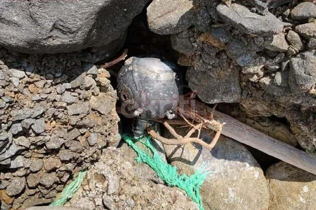 Ukrainian naval mine washed up in Crete