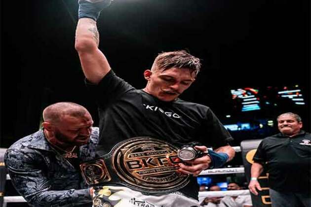 King Kai Stewart defends World Featherweight Title at BKFC 72 powered by World League of Fighters