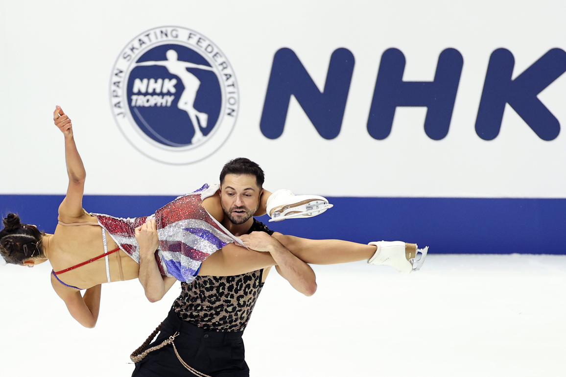 (SP)JAPAN-OSAKA-FIGURE SKATING-ISU GRAND PRIX-ICE DANCE