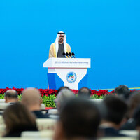 Theyab bin Mohamed bin Zayed attends opening of China International Import Expo 2025 in Shanghai