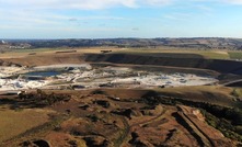 The old quarry at Batesford will gradually fill with water