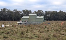 The drilling shed at Glenlogan. Credit: S2.