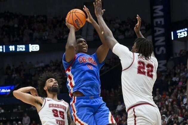 SEC tournament roundup: Ole Miss nips Alabama for 3rd straight upset