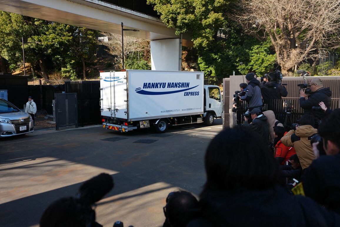 (SpotNews) JAPAN-TOKYO-CHINA-GIANT PANDAS-RETURN