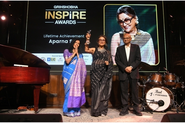 Cinema Icon Aparna Sen Receives Lifetime Achievement Honour at Grihshobha Inspire Awards 2026