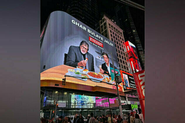 Everest Spices Shines in Times Square with Amitabh Bachchan and Shahrukh Khan during Diwali Celebrations!