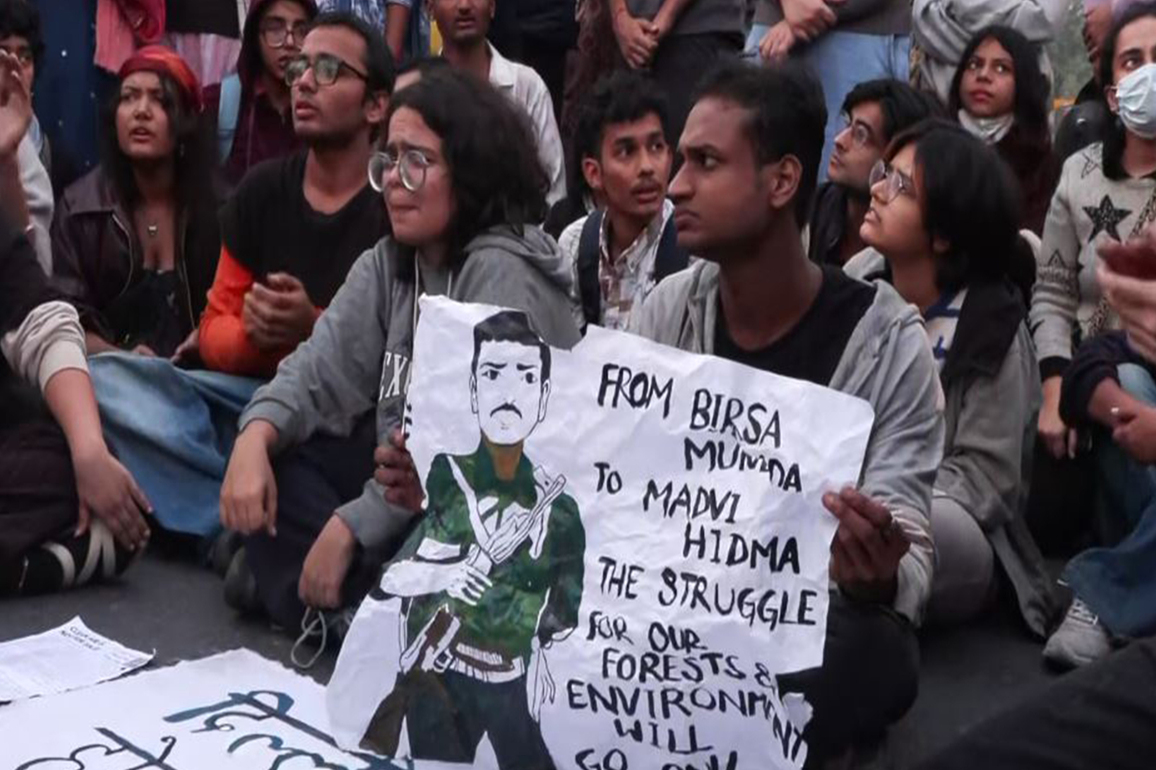 Protesters gather again at India Gate over air pollution in Delhi-NCR