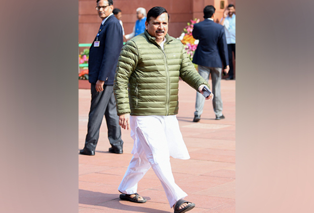 AAP MP Sanjay Singh moves suspension of business notice in Rajya Sabha over Mahakumbh stampede