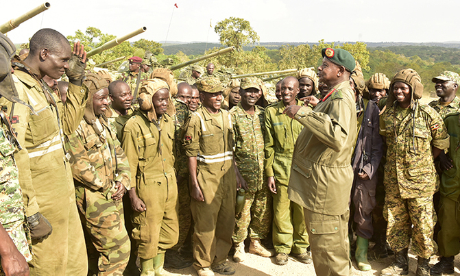 Museveni to army commanders: We don't choose a season to fight Museveni to army commanders: We don't choose a season to fight