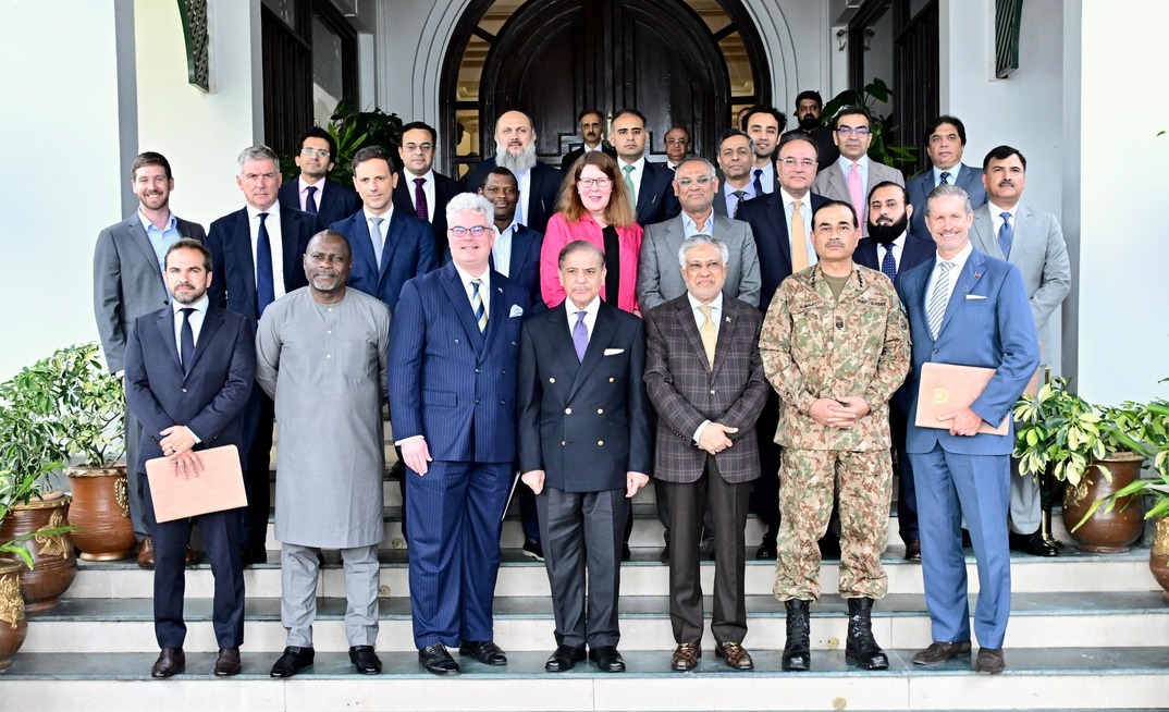 A high level delegation of mining and infrastructure companies meets Prime Minister Muhammad Shehbaz Sharif.