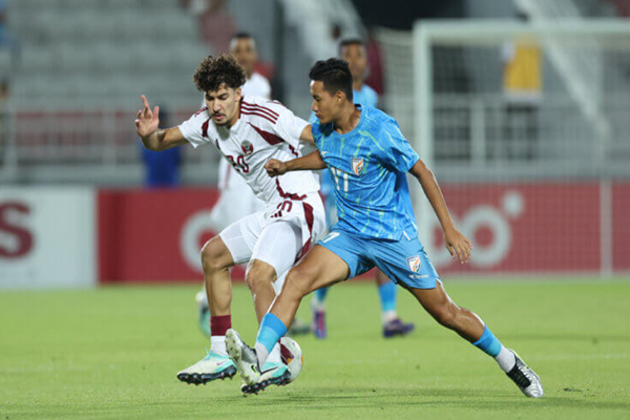 Qatar inflict narrow defeat on Blue Colts