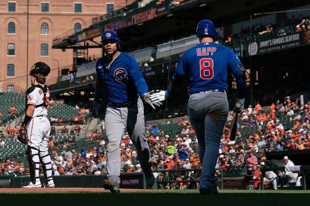 Willson Contreras homers twice as Cubs edge Orioles