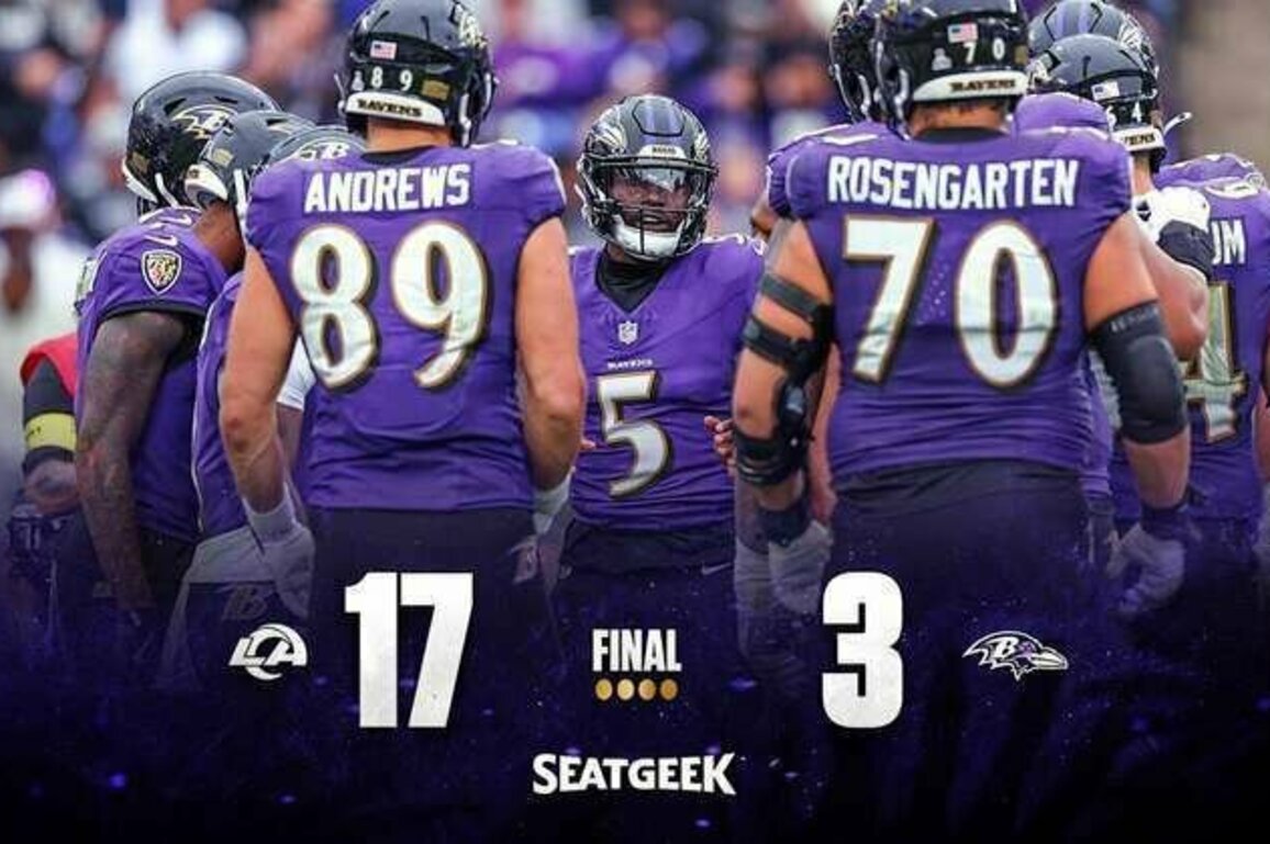 Game Recap: Ravens Fall to Rams for Fourth Straight Loss