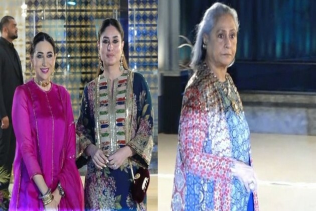 Kareena, Karisma Kapoor, Jaya Bachchan arrive in style at Aadar Jain-Alekha Advani's Mehendi ceremony, check pics