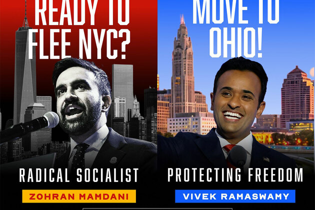 Ramaswamy targets "radical" Mamdani, 'invites' NYC people to move Ohio