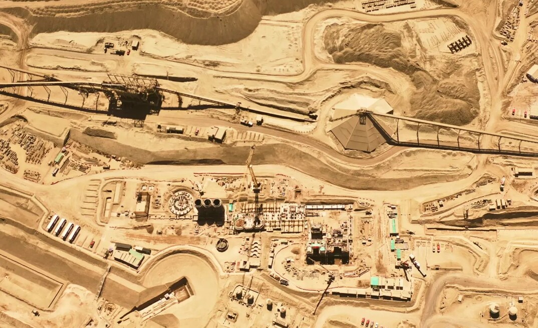 The Mantoverde open-pit mine in Chile.