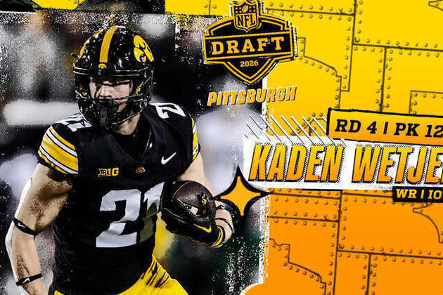 Steelers select Wetjen in fourth round