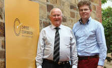 (Left-to-right) Anthony McLellan and Dr James Tickner of Chrysos Corporation