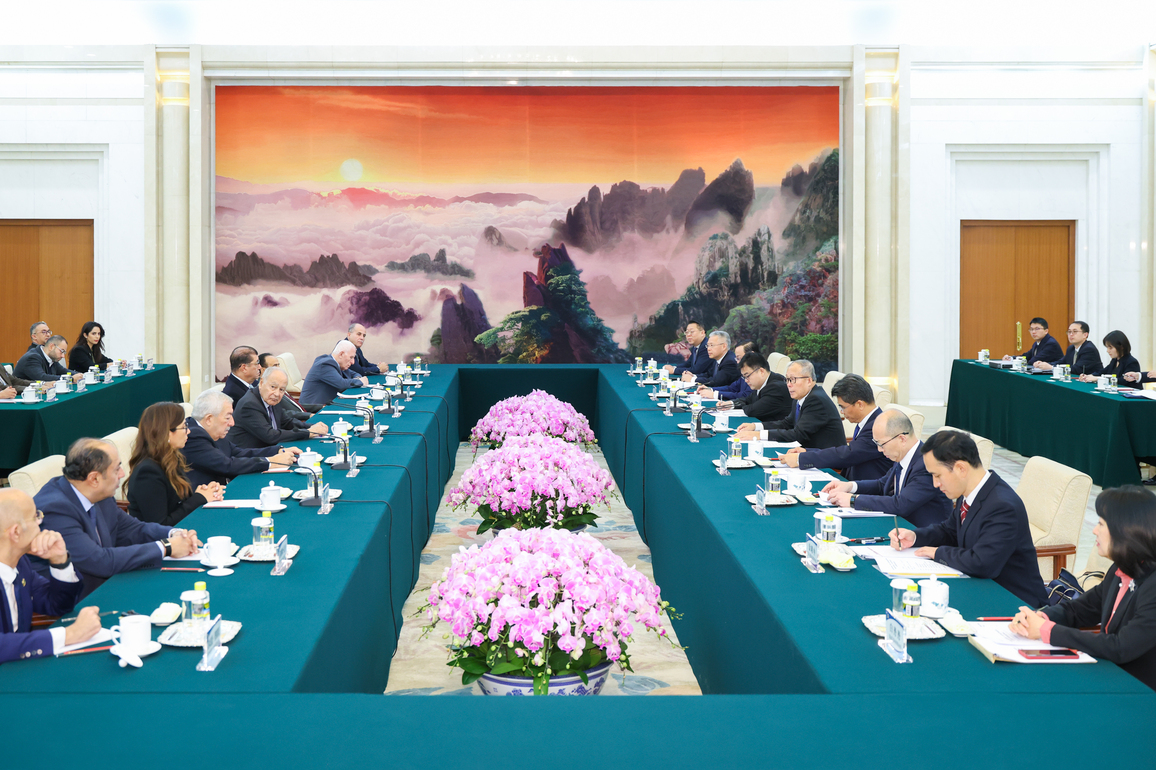CHINA-BEIJING-LI HONGZHONG-CHINA-ARAB STATES CIVILIZATIONS DIALOGUE-ARAB REPRESENTATIVES-MEETING (CN)