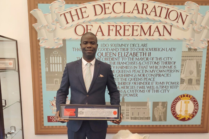 IHE star wins Freedom of the City