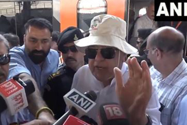 "I had tears in my eyes... biggest gift for J-K": Farooq Abdullah as he travels on Srinagar-Katra Vande Bharat