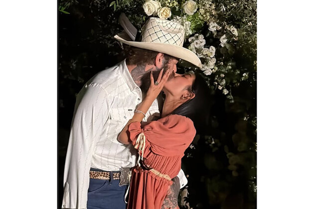Post Malone engaged to Christy Lee, shows off diamond ring