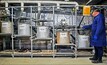 The Lithium Australia Sileach system under test at ANSTO