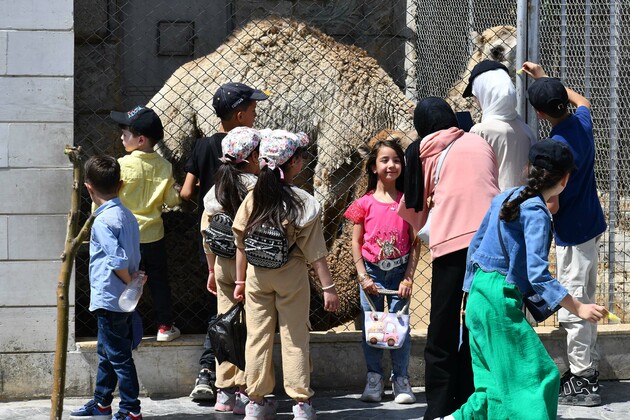 SYRIA-DAMASCUS-EID AL-ADHA-HOLIDAY-ZOO