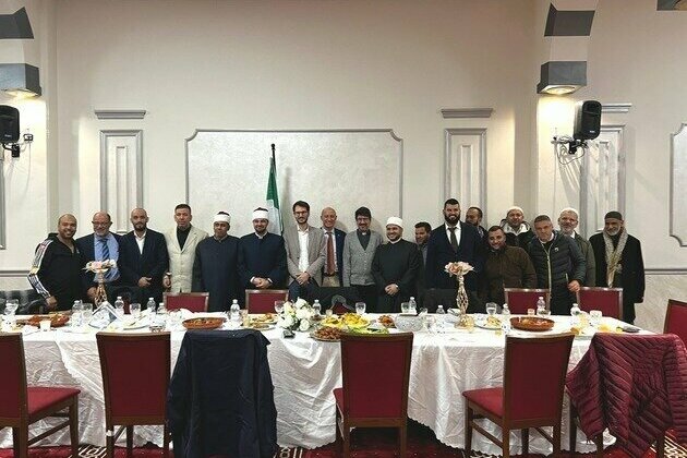 Envoys from Muslim Council of Elders participate in communal Iftar at Islamic Cultural Centre in Italy