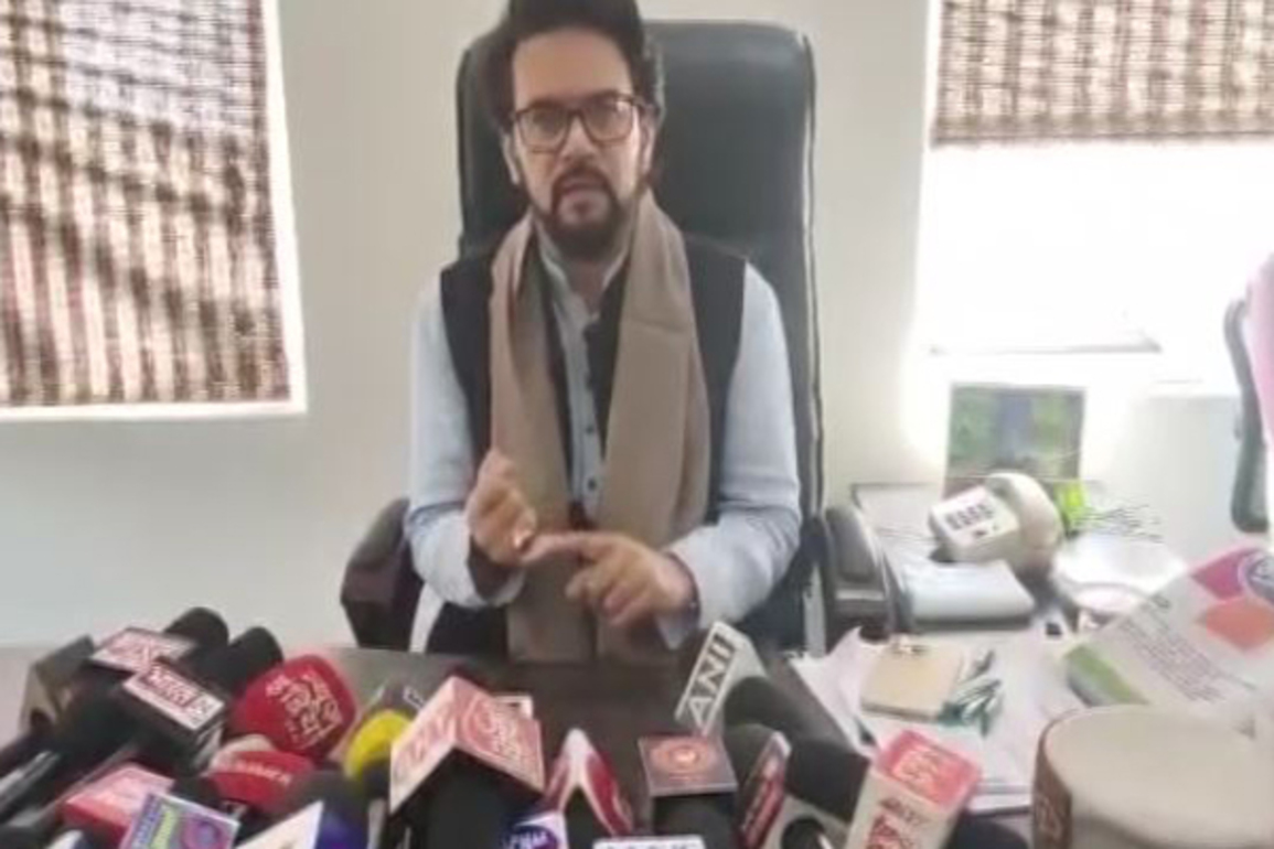 "Congress chief is speaking language of Pakistan": BJP leader Anurag Thakur slams Mallikarjun Kharge