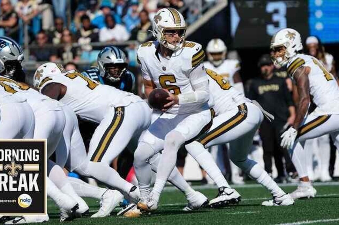 Morning Break: Saints look to keep momentum going into Week 12