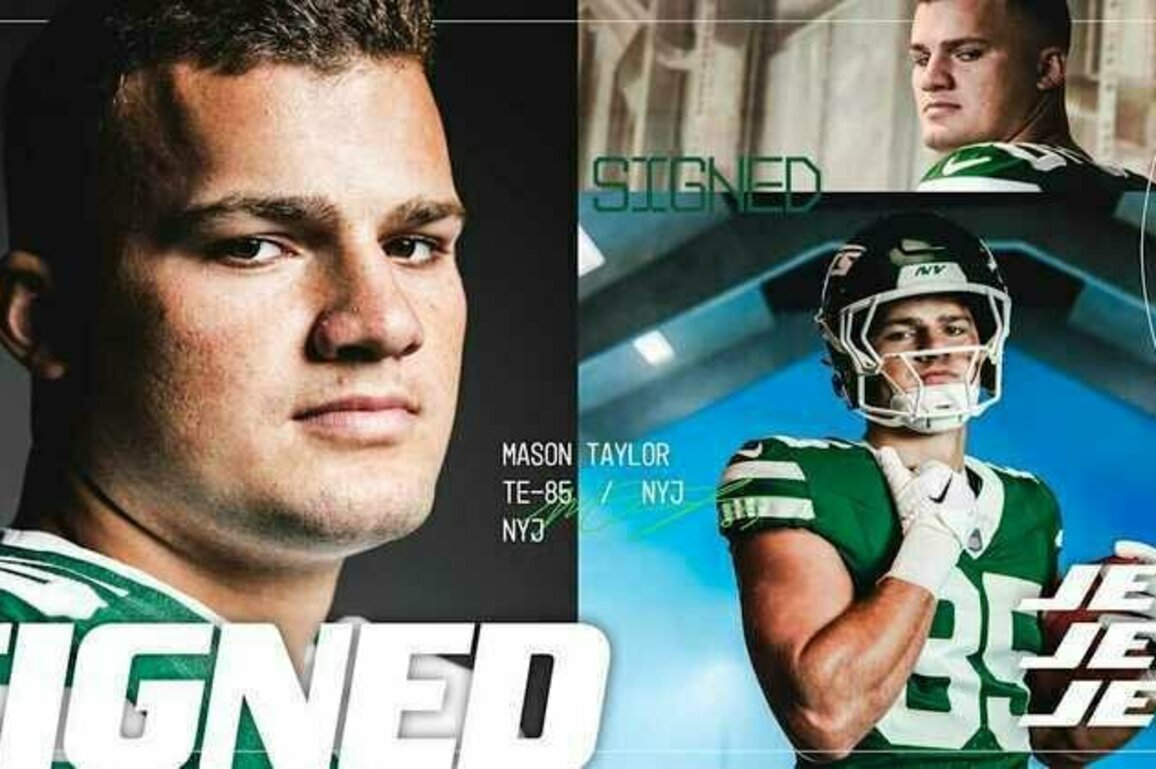 TE Mason Taylor Signs Rookie Contract With Jets