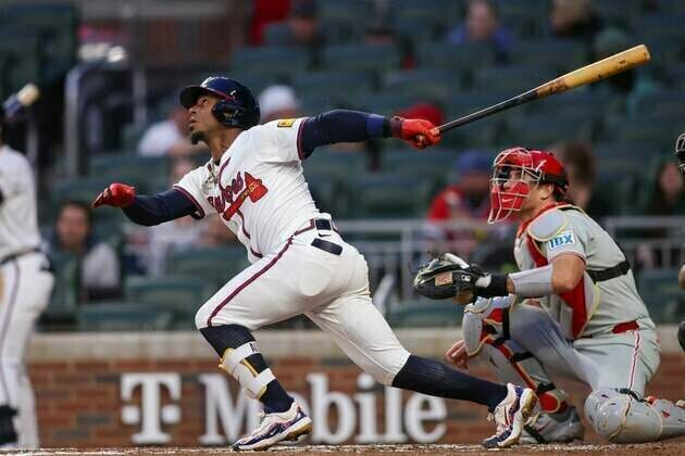 Marcell Ozuna's HR powers Braves over Phillies in 11th