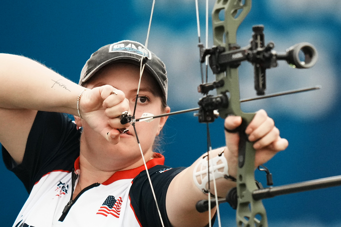 (SP)CHINA-CHENGDU-THE WORLD GAMES 2025-TARGET ARCHERY-MIXED TEAM COMPOUND (CN)