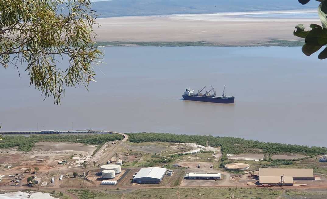 Wyndham, on WA's Cambridge Gulf.