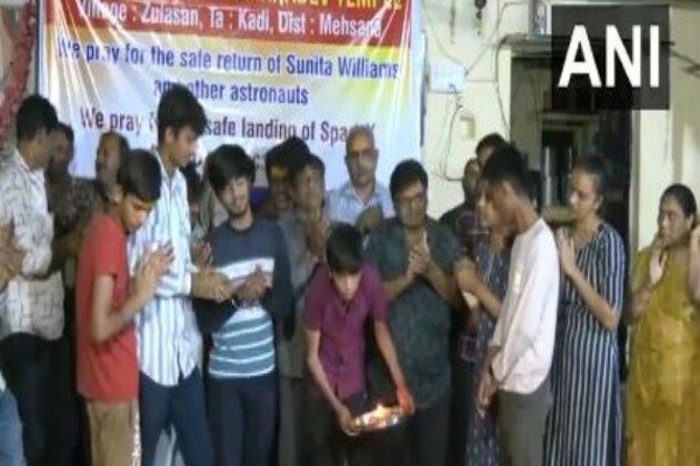 Gujarat: Sunita Williams' home village celebrates her safe return to Earth with Aarti and prayers