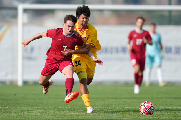 (SP)CHINA-DALIAN-FOOTBALL-FISU UNIVERSITY WORLD CUP-ESP VS CHN(CN)
