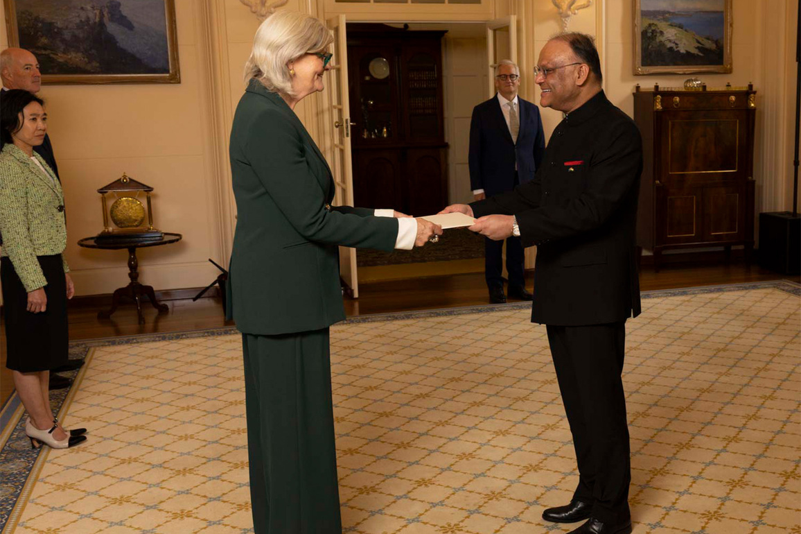 Nagesh Singh presents credentials to Governor General of Australia, assumes charge as High Commissioner