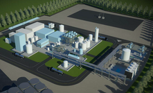 An artist's impression of Vulcan's proposed lithium plant