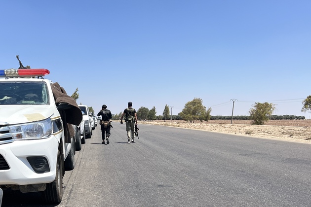 SYRIA-SWEIDA-SECURITY FORCES-DEPLOYMENT