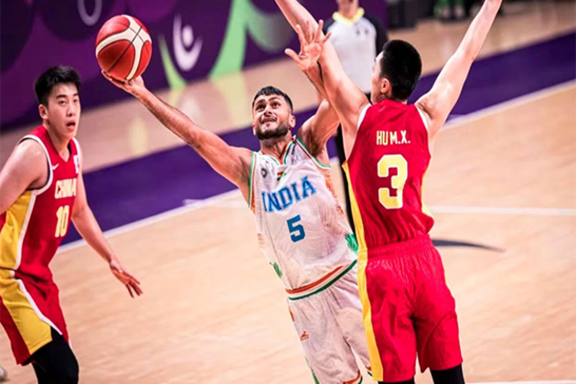 India went down to China 100-69 in their second Group C game at FIBA Asia Cup 2025
