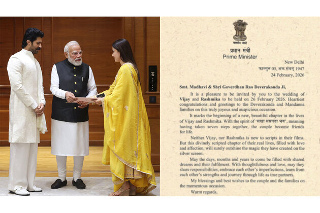 Vijay Deverakonda reveals PM Modi's "sweetest letter" to his parents before marrying Rashmika Mandanna