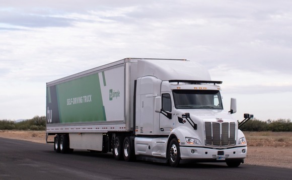 China's TuSimple wins backing from US truck maker